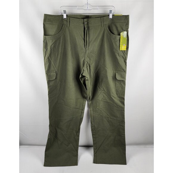 Boy Scouts of America Pants Womens 22W Plus Green Ladies of Uniform Cargo NWT - Picture 1 of 10
